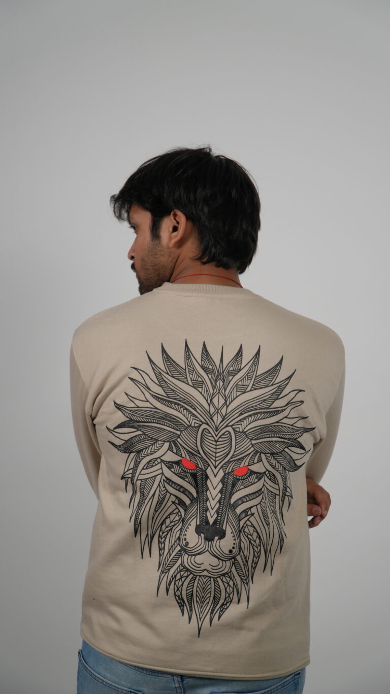 Red Crown Sweatshirt – Lion Sovereign - Image 2