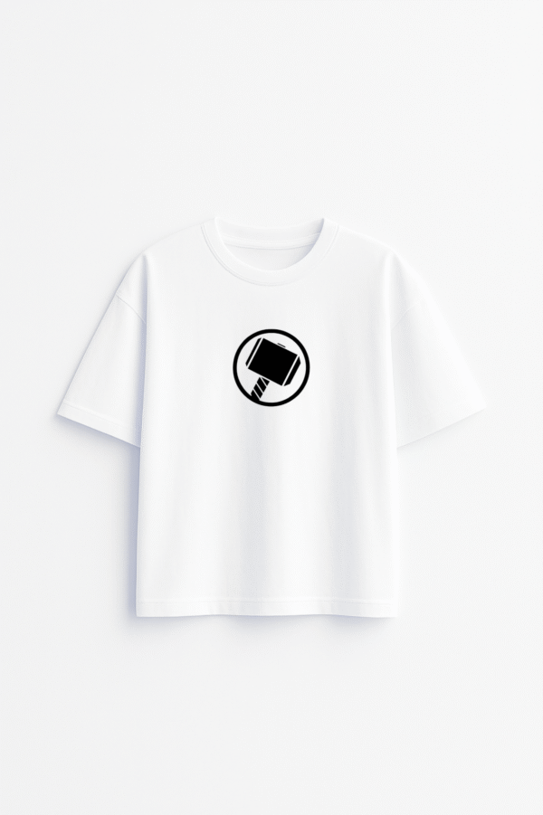 Thor Hammer Oversized Tee - Image 4